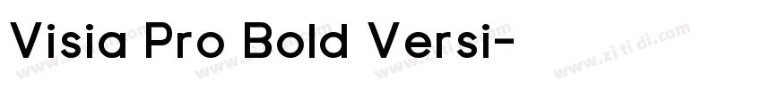 Visia Pro Bold Versi字体转换